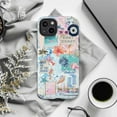 thumbnail image 6 of Pastel Beach Collage Phone Case, Coastal Aesthetic Summer Ocean Theme with East Coast & Floral Design Phone Cover for iPhone 16 15 14 13 12 11 Pro Max Plus Mini, 6 of 6