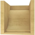thumbnail image 4 of 9"W x 9"D x 9"H Wide Van Buren Rough Cedar Woodgrain TimberThane Corbel, Primed Tan, 4 of 6