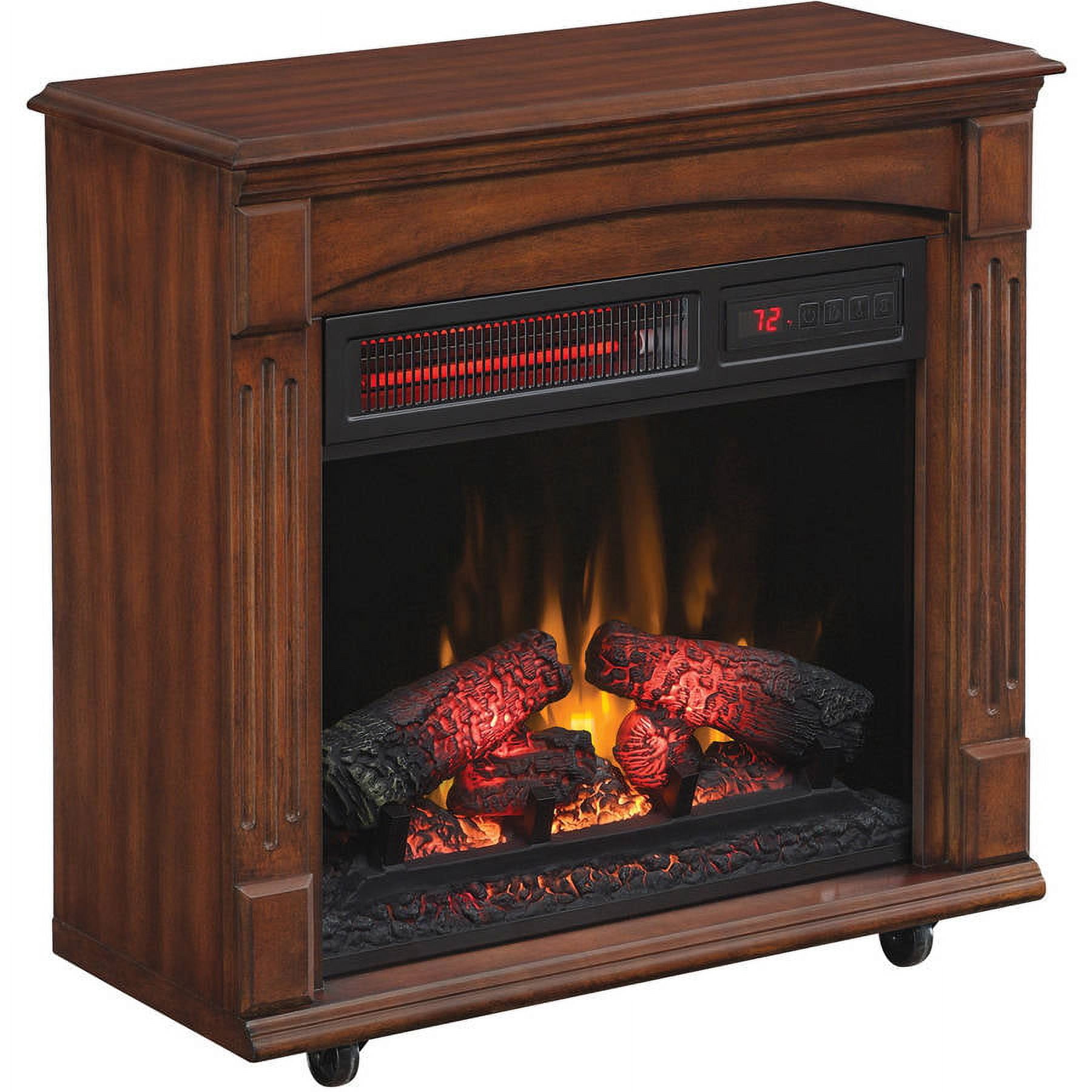 https://www.walmart.com/ip/ChimneyFree-Electric-Infrared-Quartz-Fireplace-Space-Heater-with-Remote-5-200-BTU-Cherry/54423584