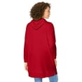 thumbnail image 2 of Woman Within Plus Size Longer-Length Hoodie Sweatshirt., 2 of 4