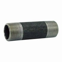 Beck Black Pipe Nipple,Threaded,1/2x3 In 0330015207