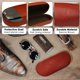 thumbnail image 3 of Estuche para anteojos MyEyeglassCase Premium de cuero sintético marrón AS87, 3 of 6