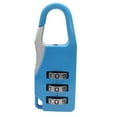 thumbnail image 1 of 3 Dial Digit Number Code Password Combination Padlock Travel Lock, 1 of 6