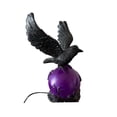 thumbnail image 7 of Halloween Gothic Dark Crow Desk Lamp, Vintage Black Bird Table Lamp with Spooky Silhouette Base, Mood Lighting Fixture for Nightstand, Office, Themed Party, Ghost House Atmosphere Decor, B, 7 of 7