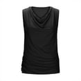 thumbnail image 4 of purcolt Womens Cowl Neck Tank Tops Ruched Draped Sleeveless Shirts Casual Slim Fit Going Out Tops Summer Blouses, 4 of 9