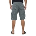 thumbnail image 2 of X RAY JEANS Men's Belted 12.5" Inseam Knee Length Cargo Shorts, Grey, 42, 2 of 8