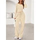 thumbnail image 4 of Conjunto Coordinado PRETTYGARDEN 2 Piezas Beige XL con Camisa Henley, 4 of 8