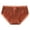 Tan, variant on rygai Mid-rise Briefs Thin Breathable Lace Decor Panties for Inner Wear,Skin Color XL