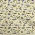 thumbnail image 1 of oneOone Polyester Spandex Yellow Fabric Beach Craft Projects Decor Fabric Printed By The Yard 56 Inch Wide, 1 of 4