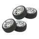 thumbnail image 5 of Neumlicos de Goma para Coche RC, Neumós RC de Amortiguación Fuerte para la Mayoría de los Coches Deportivos Planos 1/10, Ruedas RC 1/10, Caminos Difunde, 5 of 7