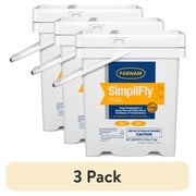 (3 pack) Farnam SimpliFly Feed-Thru Fly Control for Horses, Pellets, 60 Day Supply