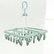 thumbnail image 3 of Toystoory Colgador de ropa, toalla multifuncional, calcetines, ropa interior, organizador de ropa, bastidores, Clips de plástico para el hogar, Almacenamiento y organización del hogar verde, 3 of 6