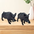 thumbnail image 3 of Cheers.US Wolf Figurines Toys Pups Wolf Figurines Smell-less Eco-friendly Preschool Educational Different Postures Wolf Family Figures for Home, 3 of 7