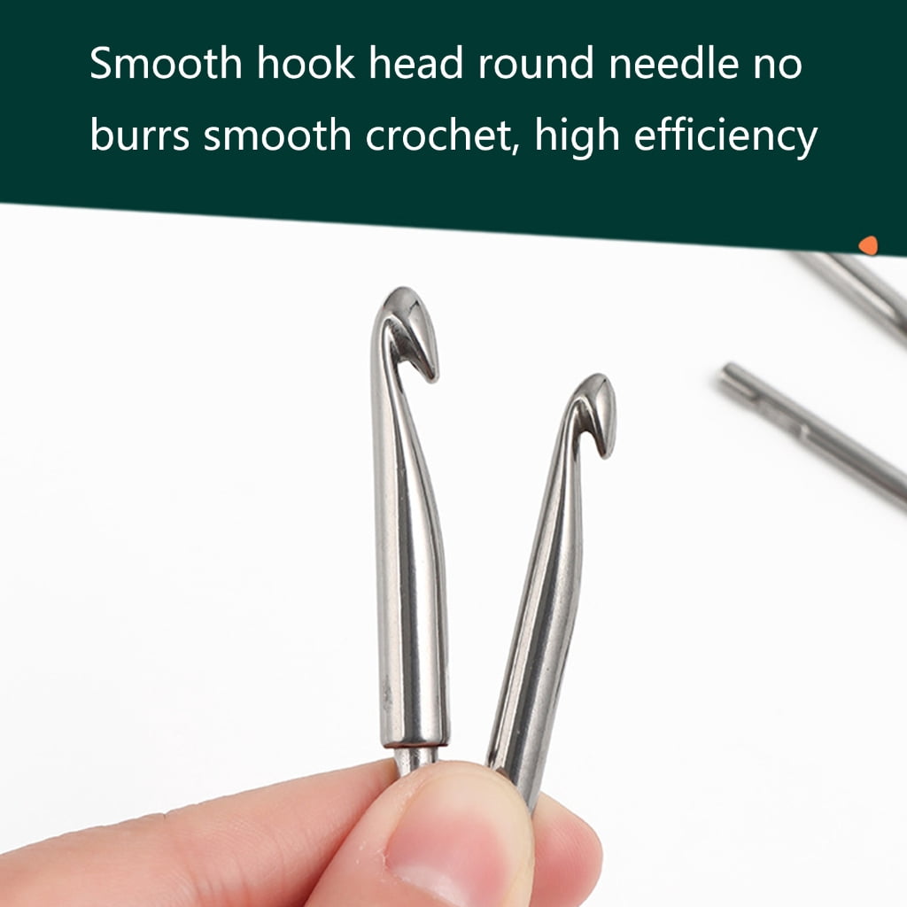 Crochet Tool for Yarn Craft Large Crochet Hook, Stainless Steel Knitting Needle