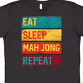 thumbnail image 4 of Inktastic Eat Sleep Mah Jong Repeat T-Shirt, 4 of 5