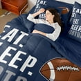 thumbnail image 4 of jejeloiu Football Game 7-Piece Twin Bedding Sets,American Rugby Bedding Comforter Set For Boys Teens Reversible, 4 of 8
