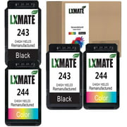 NAIDE Remanufactured Ink Cartridge Replacement for Canon PG-243 CL-244 4 Pack Ink PG-245XL CL-246XL Compatible to