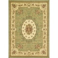 thumbnail image 1 of Unique Loom Tapis Motif Médaillon Versailles 7' x 10' Rectangle Vert/ivoire, 1 of 2