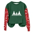 thumbnail image 2 of WXLWZYWL Christmas Pullovers for Women Christmas Sweatshirts Funny Snowman Print Crewneck Long Sleeve Sweater Casual Tops Shirts, 2 of 4