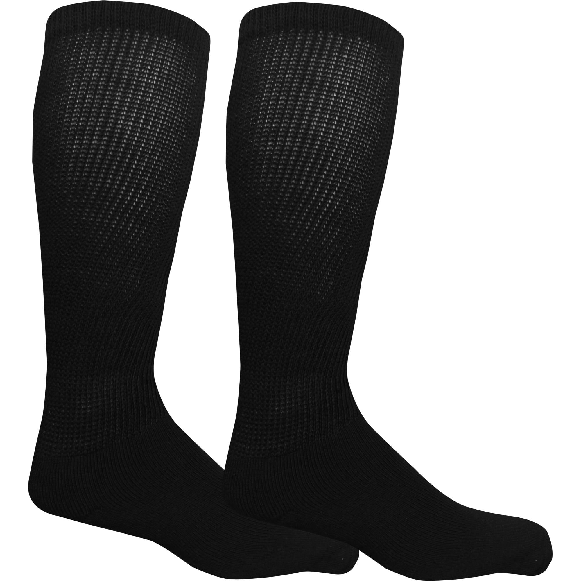 Men's Diabetes and Circulatory Socks, 2-Pack