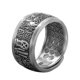 thumbnail image 2 of Anillo abierto con moneda de cobre y cinco Fu de plata tailandesa bañado en plata con cinco monedas del emperador, anillo de dedo índice fu de cien palabras de plata simple para hombres y mujeres, 2 of 5