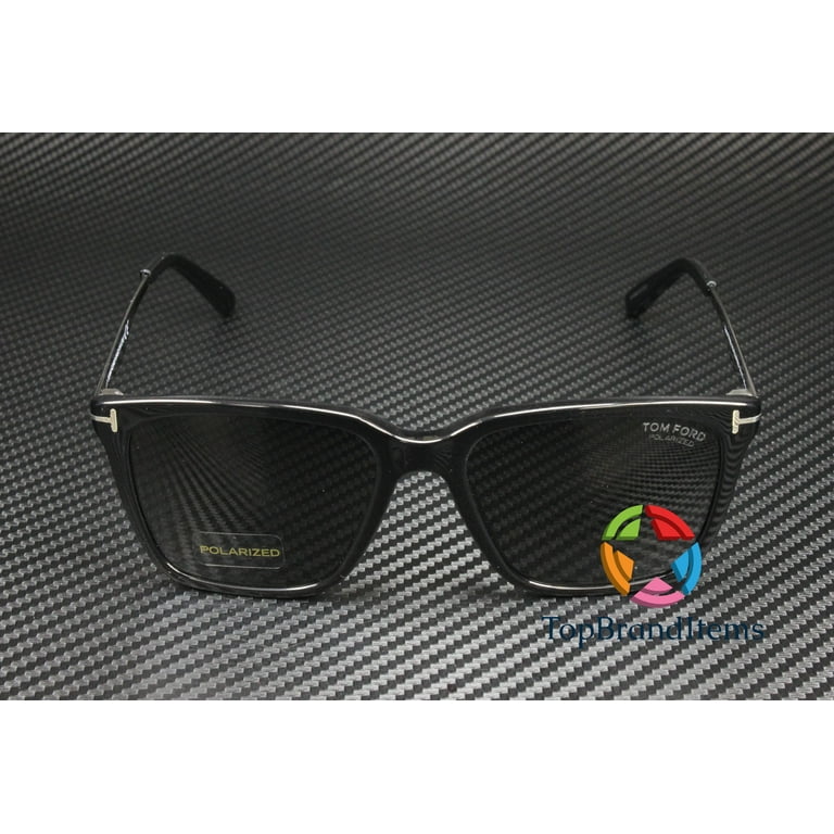 TOM FORD Garrett FT0862 01D Black Smoke Polarized Plastic 54 mm
