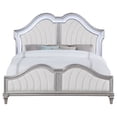 thumbnail image 4 of Evangeline Wood Eastern King LED Panel Bed Silver Oak, 4 of 10
