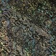 thumbnail image 4 of Snake Flocking Hologram and Glitter Nylon Spandex Fabric  | Spandex Palace, 4 of 8