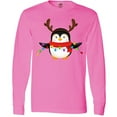 thumbnail image 3 of Inktastic Penguin Xmas Long Sleeve T-Shirt, 3 of 5