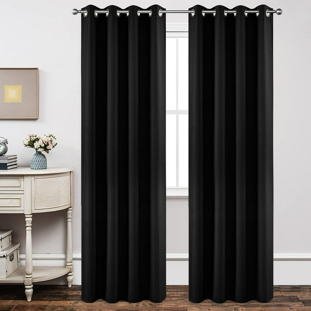 Cortinas opacas Joydeco con aislamiento térmico de 275 cm, 2 paneles