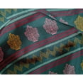 thumbnail image 4 of oneOone Silk Tabby Fabric Stripe|Chevron & Tree Block Printed Craft Fabric BTY 42 Inch Wide, 4 of 4