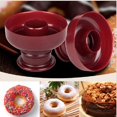 thumbnail image 4 of Molde para rosquillas de cocina, 3 uds., molde para hornear, molde redondo para hornear, moldes de silicona, muffins con chispas de chocolate, bandeja para hornear rosquillas, rosquilla en f, 4 of 5