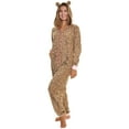 thumbnail image 1 of Angelina Adults' Fleece Novelty One-Piece Hooded Pajamas (1-Pack), 1 of 4