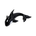 thumbnail image 1 of bedienty Animal Table Display Cute Glass Whale Sculpture For Office Centerpiece Smooth In Touch Desktop Statue Style D, 1 of 6