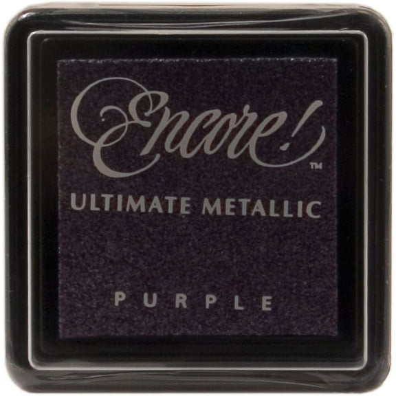 Encore Ultimate Metallic Small Ink Pad-Purple