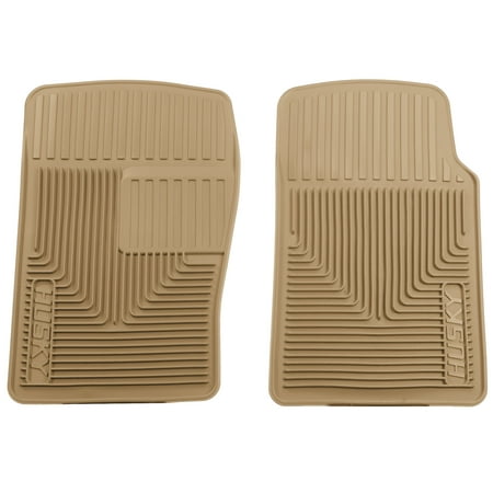 Husky by RealTruck Front Floor Mats Compatible with 80-05 Deville, 92-05 Elantra, 07-09 Gl450 Compatible with 1998-2004 Nissan Frontier, 1992-2005 Hyundai Elantra