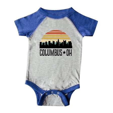 

Inktastic Columbus Ohio Skyline Vintage Gift Baby Boy or Baby Girl Bodysuit