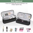 thumbnail image 3 of Estuche de viaje SITHON de doble capa para Shark FlexStyle/SmoothStyle, bolsa organizadora impermeable para Airwrap Styler, también compatible con el secador Revlon One-Step (solo bolsa) (negro), 3 of 5