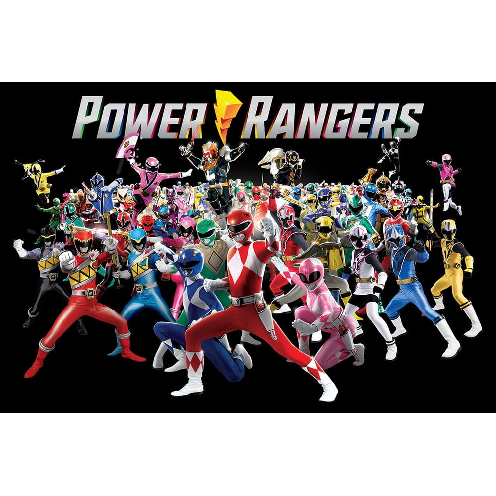 Poster Studio B Power Rangers Group 24"x36" Wall Art p1779