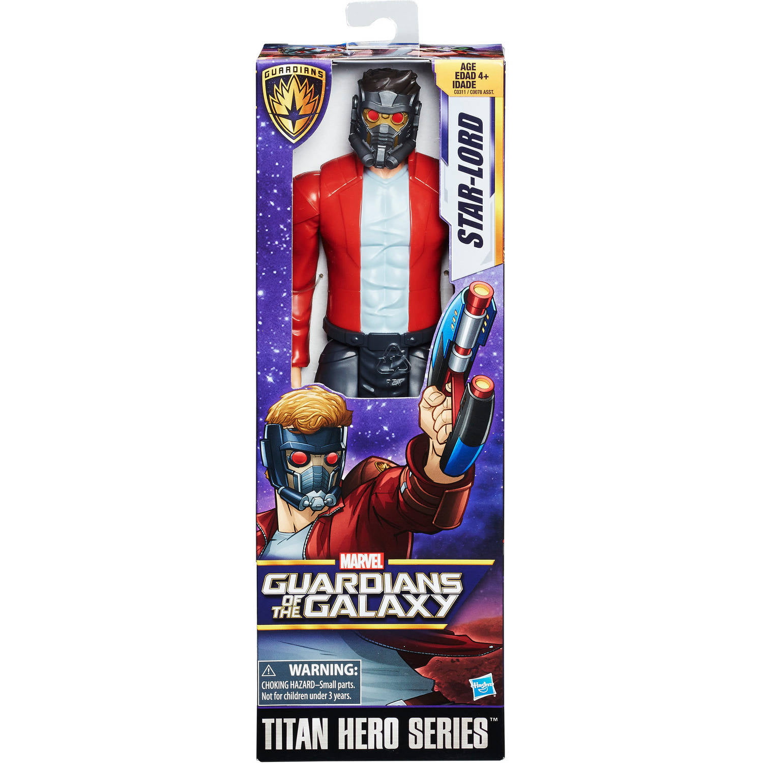 Boneco Guardiões Da Galáxia Starlord Titan Hero Hasbro 30 Cm em Promoção na  Americanas