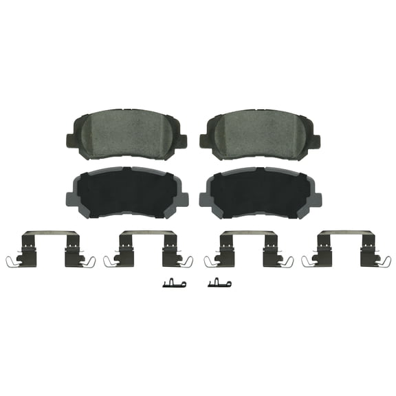 Wagner ThermoQuiet QC1640B Ceramic Disc Brake Pad Set Fits select: 2016-2019 JEEP CHEROKEE, 2015-2017 CHRYSLER 200