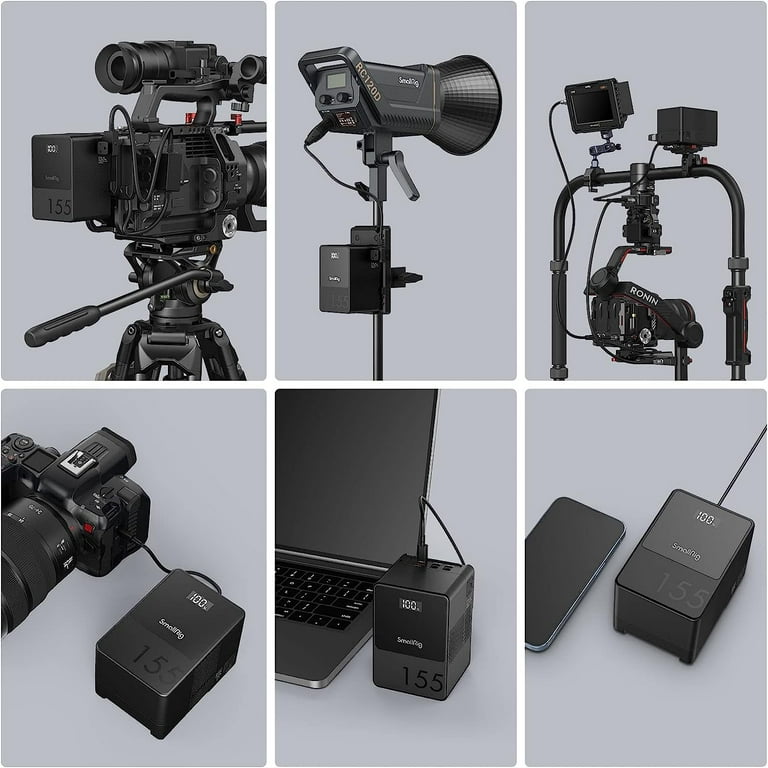 SmallRig Rechargeable V Mount Battery VB155, 10500mAh, 155Wh SmallRig Rechargeable V Mount Battery VB155, 10500mAh, 155Wh