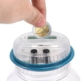 thumbnail image 4 of Inteprter Hucha caja de dinero inteligente transparente dulce regalo mano de obra fina ahorro de espacio tarro de efectivo bancos de ahorro Almacenamiento y organización del hogar GBP, 4 of 6