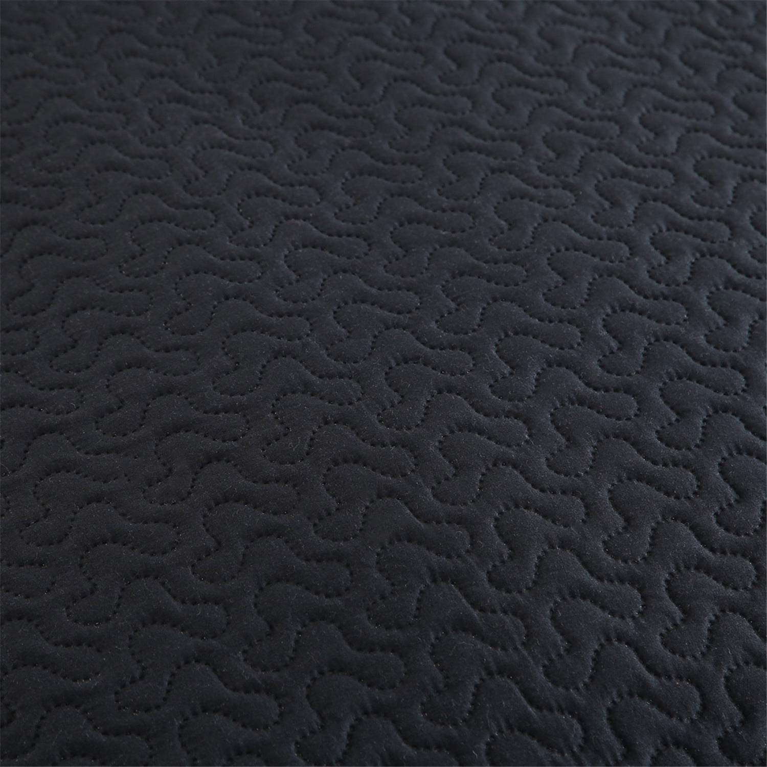 JML Quilt Set King Size Lightweight Bedspread, Soft Summer Quilt Bedding Set Coverlet for All Seasons with 3 Piece (1 Quilt, 2 Pillow Shams), Black