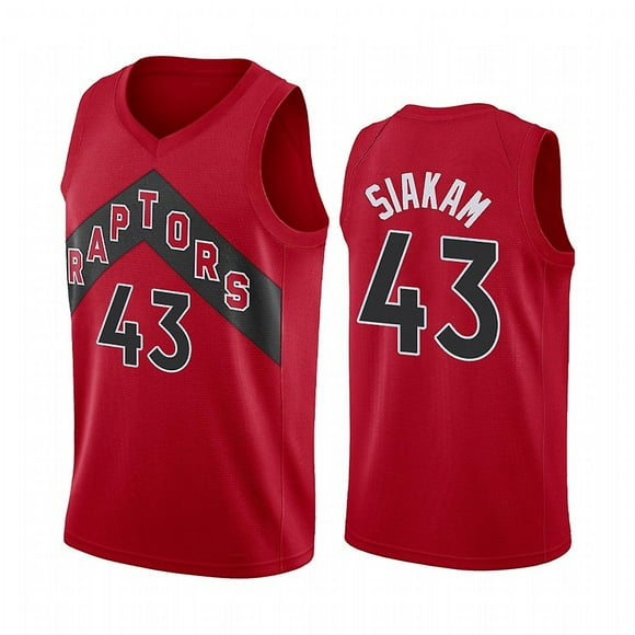 Toronto Raptors Pascal Siakam #43 Basketball Jersey Sport Uniform Sleeveless T-shirt For Adults