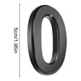 thumbnail image 4 of jesticaly House Numbers ple Numerical Marks Accessories Exquisite Number Signs Parts Number Sign DIY Accessory for Apartment Hotel Number 0 1Set, 4 of 6