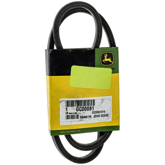 John Deere GC00081 Drive Belt M 23 JS 63 C E V VC SP 6211 6213 Mowers