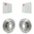 thumbnail image 1 of CMX Rear Disc Brake Rotors Pair for Car Land Rover Range Sport Discovery K8-101790, 1 of 8