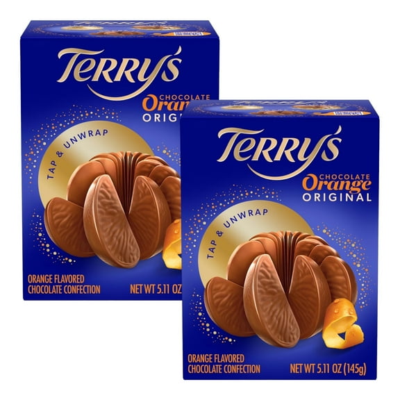 Milk Chocolate Orange Balls 2 Pack – 5.11 oz Each Holiday Citrus Treat