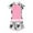 Z01-Pink, variant on MUXiin 4t Girls Swimsuit Two Piece Animal Print Two-Piece Swimsuit Upf 50  Sun Protection Durability Pool Party Swimsuit Lightweight Little Girl Swimwear Sets